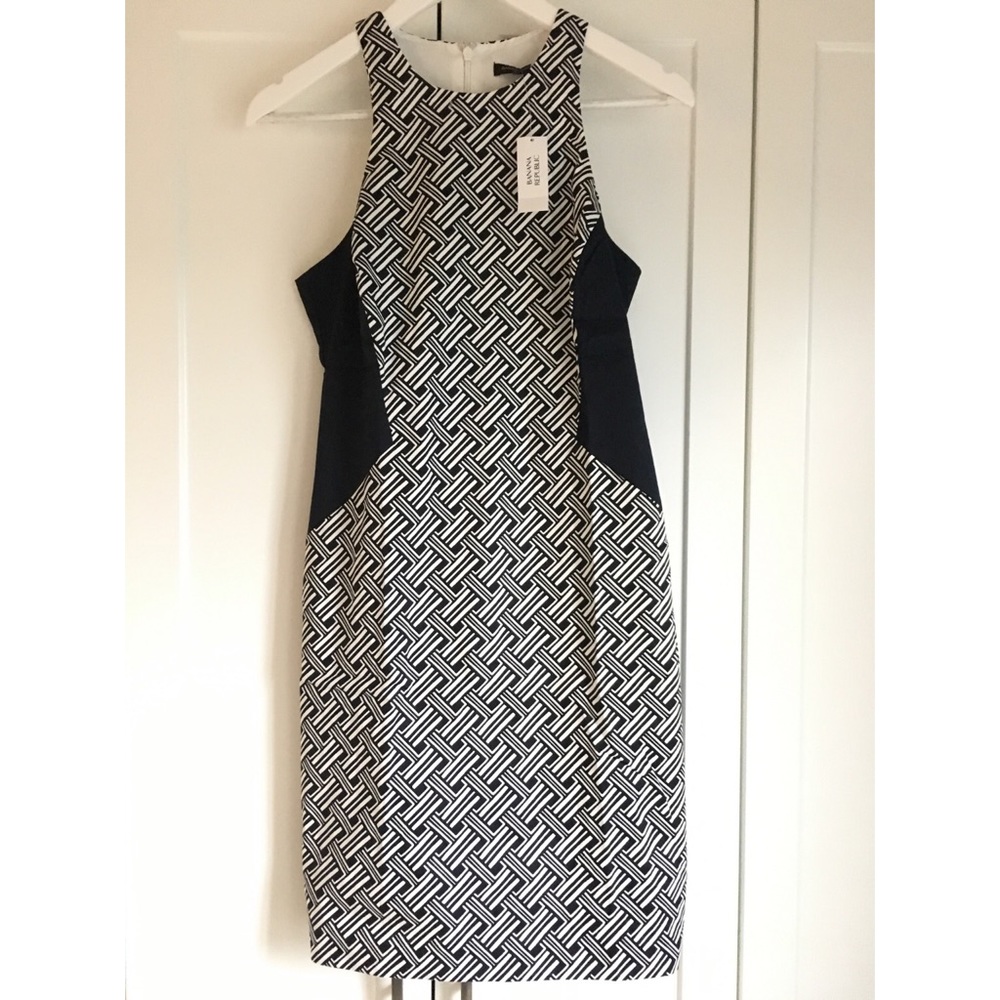 Banana Republic Printed Sheath dress - New w/ tags